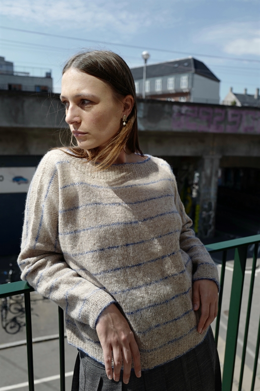BRIGHT LINE BLOUSE af Inga Walløe